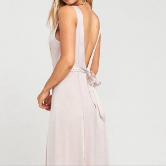 NWT Show Me Your Mumu Jenn Maxi Dress Ring Sheen XXXL New With Tags Bridesmaid - Picture 12 of 12